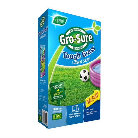 Westland Gro-Sure Tough Lawn Seed 10m² + 50% Extra Free